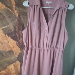 Rose color dress xl